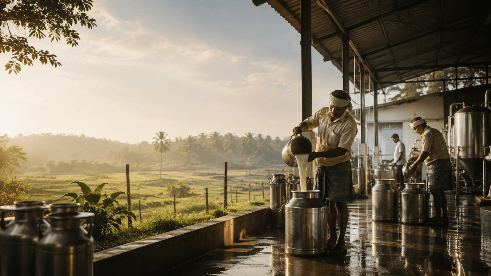 Karshakasree dairy and milk production environment
