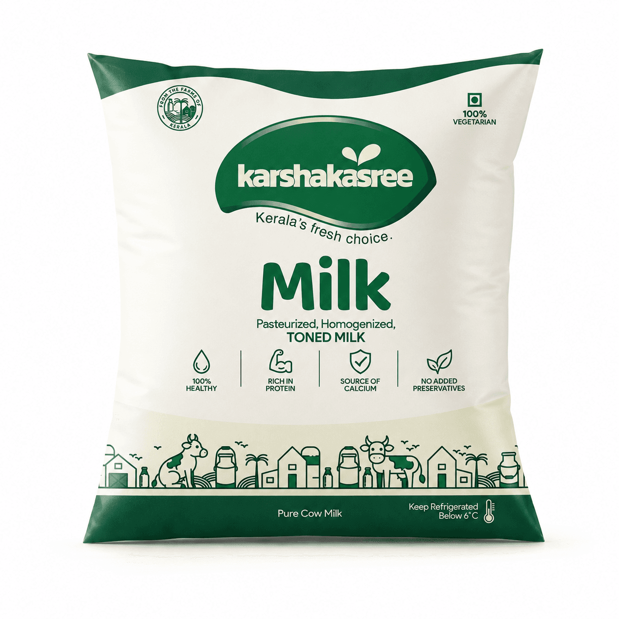 Karshakasree Toned Milk